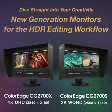 Τα Νέα Μοντέλα ColorEdge της ΕΙΖΟ: CG2700X – CG2700S