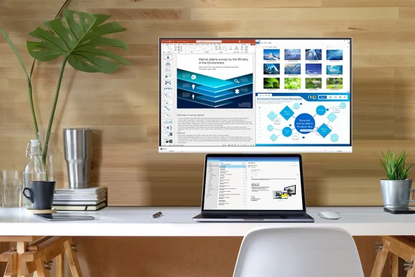 Τelework Monitor_Comfortable Positioning_EV2720S